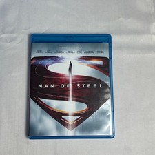Man Of Steel Blu-Ray Used 2013 2 Disc Featuring: Henry Cavill, Amy Adams