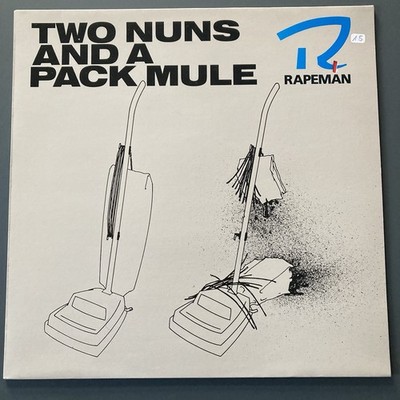Rapeman Two Nuns and a Pack Mule 1988 NL Original Die Cut Noise Vinyl Lp