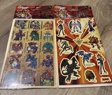 SandyLion Vintage 1996 Yu-Gi-Oh 1 Stickers 2 sheets ST1