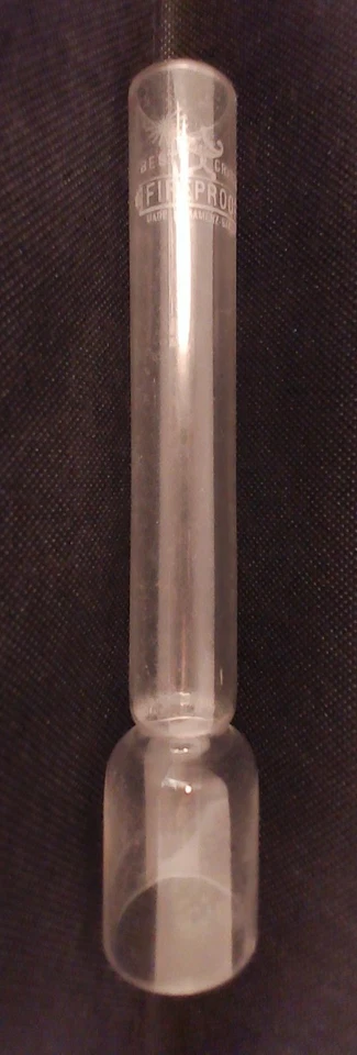 Масляная лампа в стиле модерн травленое эмалированное стекло, латунное основание, горелка KOSMOS (MC267) - Изображение 4 из 4