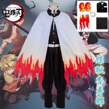 Demon Slayer Kimetsu no Yaiba Rengoku Kyoujurou Halloween Cosplay Costume Suit