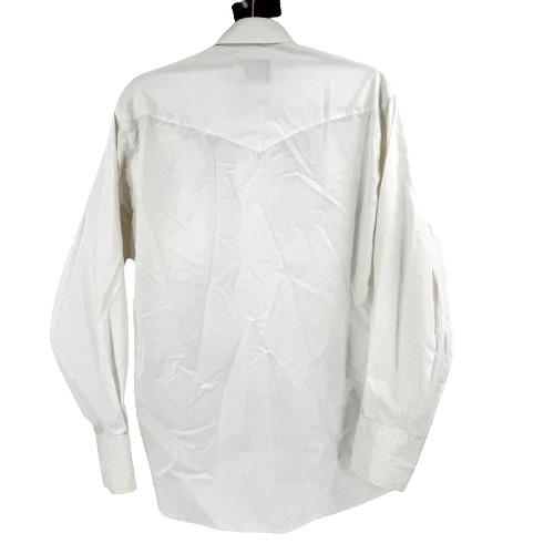 Rustler X Long Tails Western Pearl Snap Shirt Men's M Cowboy Landman Yellowstone - Image 2 of 4