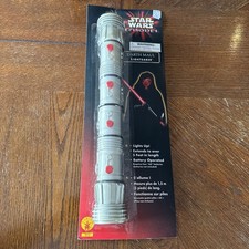 Star Wars Episode 1 DARTH MAUL Double Blade LIGHTSABER Rubies 1613 COS PLAY