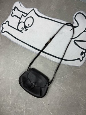 Cristian Dior Vintage Bag 70s Leather Shoulder Bag Monogram CD