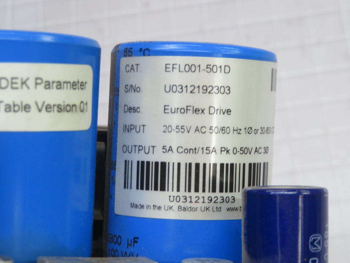 BALDOR EFL001-501D EUROFLEX DRIVE BOARD T258296