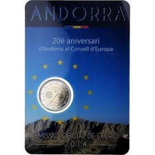 [#1511156] Andorra, 2 Euro, Conseil de l Europe, BU, 2014, Madrid, Bi-Metallic, 