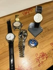 5 Vintage Men’s Wrist Watches Seiko, Lucerne, Terner, Toy, Timex, Parts /Repair