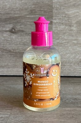 Pink Zebra Liquid Diffuser Oil Mango Gingerbread 3.75 fl oz Vanilla Almond Milk