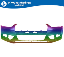 Stoßstange vorne lackiert Audi A4 B8 8K SRA x2 PDC 2011-15 Wunschfarbe