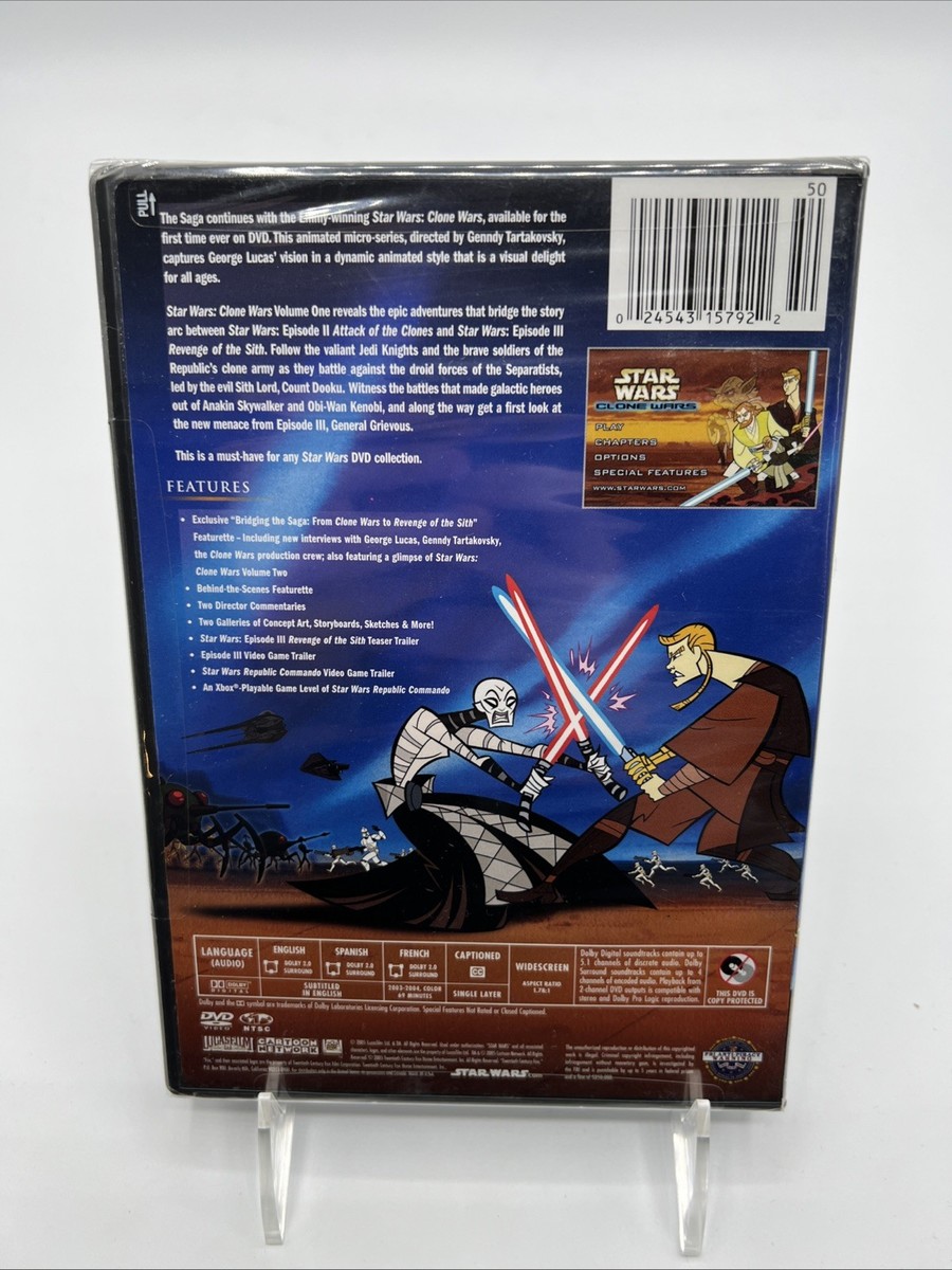 Star Wars - Clone Wars: Vol. 1 (DVD, 2005) for sale online | eBay