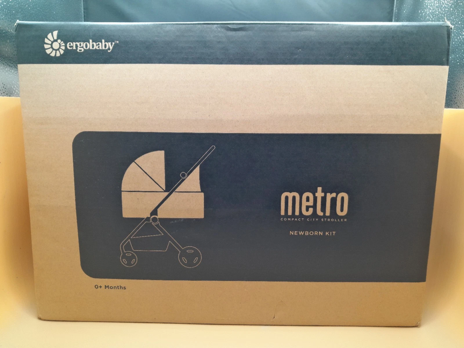 Ergobaby Metro Compact City Stroller Newborn Kit Black