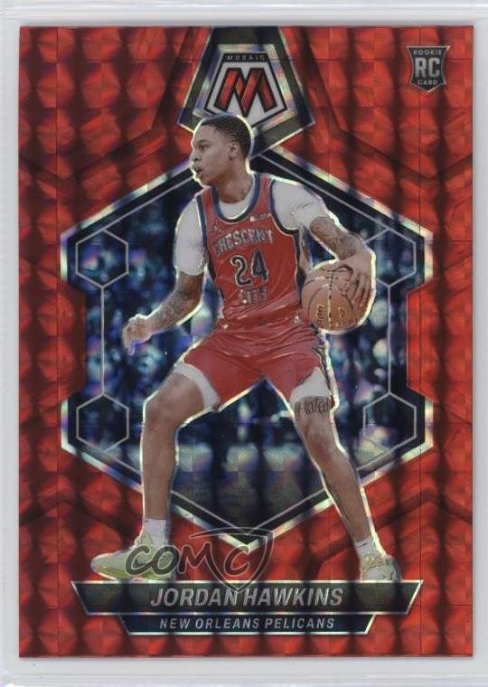 2023-24 Panini Mosaic Rookies Red Prizm Jordan Hawkins #243 Rookie RC 07qd