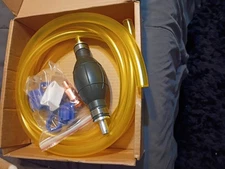 Handheld Fuel Transfer Pump Gasoline Oil Water Siphon Hose for Manual Use