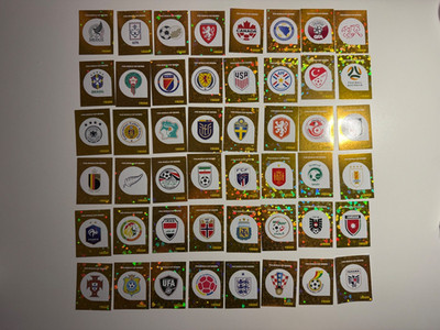 Panini World Cup 2026 Swiss United Edition komplett Wappen 48 Stück, Mint!