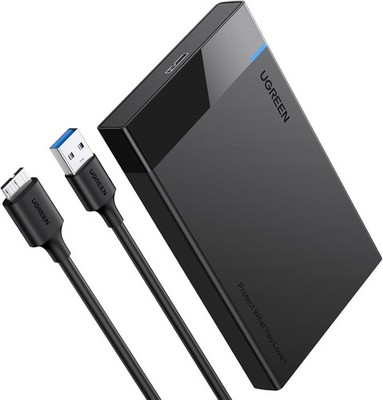 UGREEN Festplattengehäuse 2,5 Zoll USB 3.0 SATA Gehäuse für 2.5 Zoll SSD und HDD