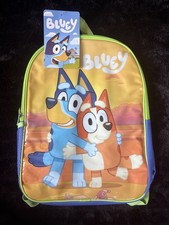 BLUEY KIDS BACKPACK WITH SIDE POCKET - 15 in, NEW WITH TAG