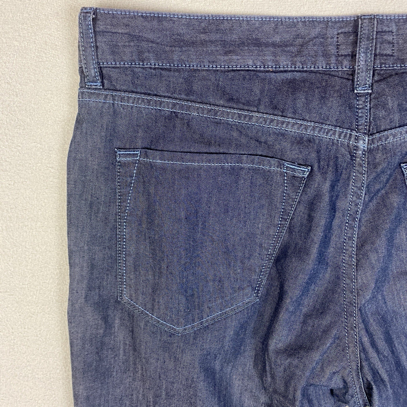 Hugo Boss Maine Trousers Mens W34 L32 Blue Grey Stretch Straight Leg thumbnail 9