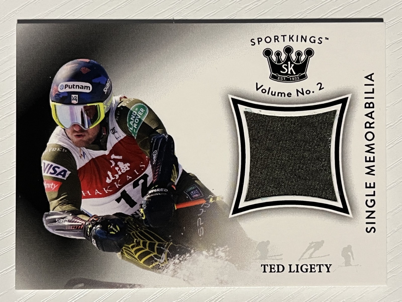 Ted Ligety 2021 Sportkings Volume 2 Single Memorabilia Relic