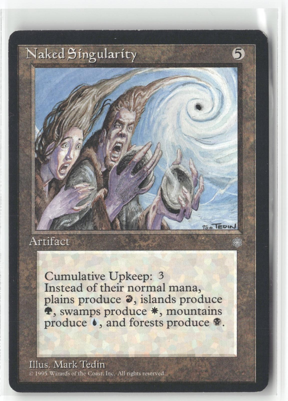 Naked Singularity Rare Ice Age Magic: The Gathering Lightly Played