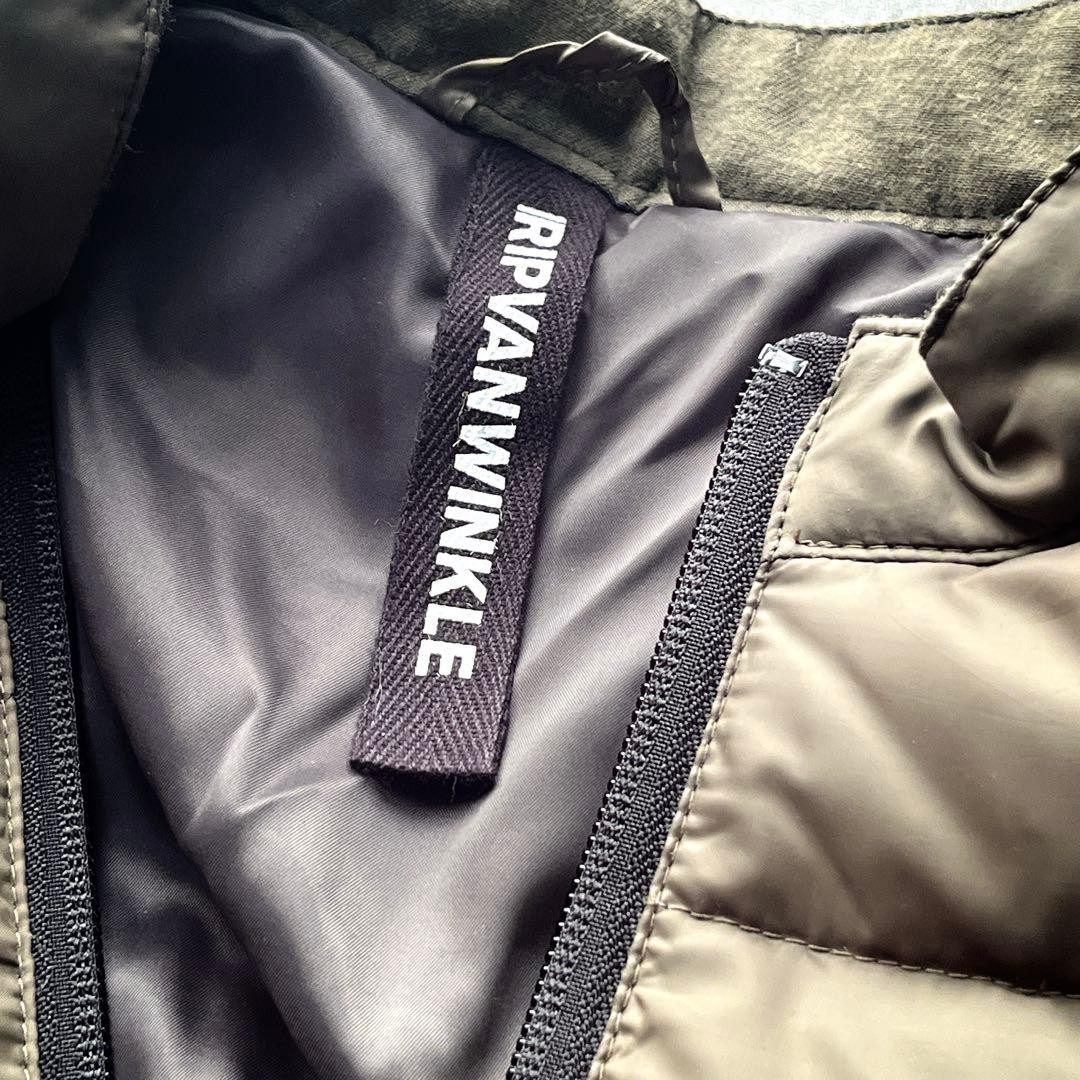 Rip Van Winkle Collarless Light Down Jacket Rider… - image 8