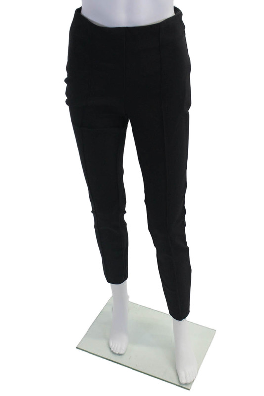 Rachel Zoe Womens High Rise Skinny Leg Dress Pant Trousers Black Size 2