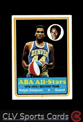 #ad Denver Rockets Ralph Simpson #190 Topps Basketball Near Mint or Better $4.00