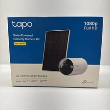 TP-Link 𝗧𝗮𝗽𝗼 SolarCam C402 Kit, Outdoor Battery Camera w/Solar Panel Base...