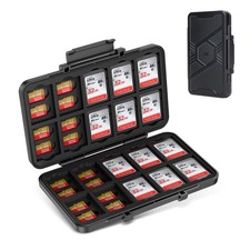 Large Capacity 60 Slots Memory Card Case for 20 SD and 40 TF Cards, Compact...