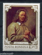 Romania, 1970, Stamp 2584, Shells Painting, Portraits, The Touch, New