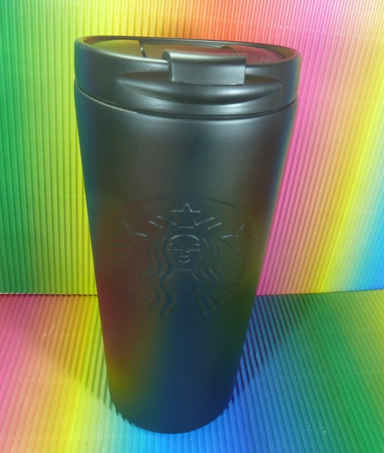 starbucks black stainless steel tumbler