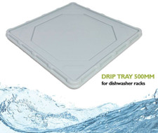 Drip Tray for 500mm Dishwasher Baskets | High Quality Durable, Food-Grade HD-PP