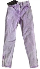 Brand New- Roberto Cavalli Woven Wash Stretch Denim Jeans Womens Size EUR 42 