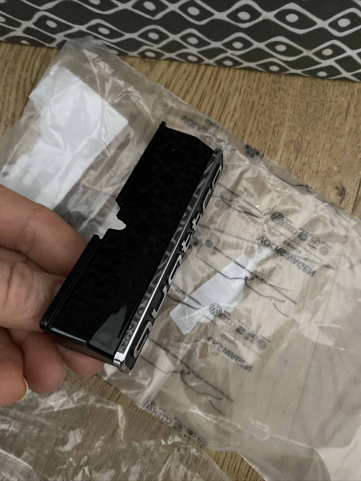 Genuine Audi Q3 Quattro Front Bumper Grille Badge 2016  