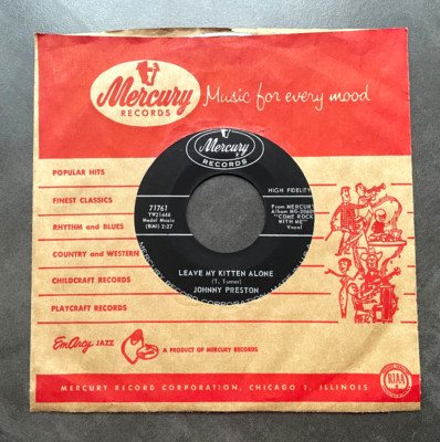7'' Johnny Preston - Leave My Kitten Alone - US Mercury