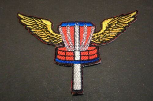 New 1 Disc Golf. Wings Basket 3" x 2.1" Iron On-Patch - Picture 1 of 2