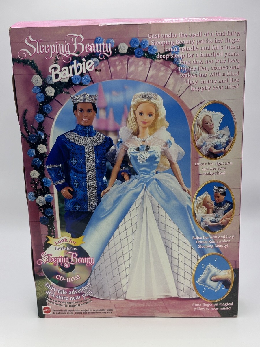 20489 Barbie Vintage 1998 Sleeping Beauty Doll Mattel NRFB