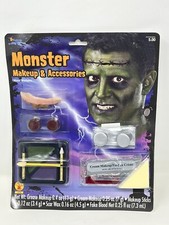Monster Makeup and Accessories Kit Halloween Costume Water Washable Blood Teeth
