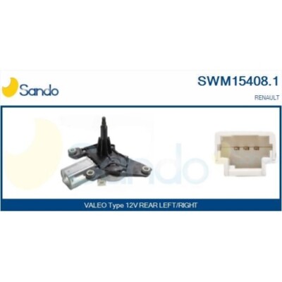 Wischermotor Sando SWM15408.1 für Renault Hinten