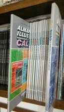 SERIE COMPLETA DI 16 RIPRODUZIONI ALMANACCHI ORIGINALI PANINI DAL 1971 AL 2004