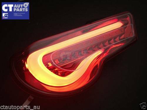 Valenti Clear Red LED TailLights for 12-21 Toyota 86 GTS Subaru