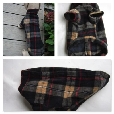 WAUWUF Hunde Fleece Pulli Pullover Rl.30-35cm Umfang42cm Dackel Yorkshire BolonkaWedel