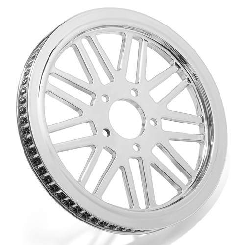 REAR PULLEY 70TH X 1-1/8" CHROME FOR HARLEY MODELS SOFTAIL HERITAGE FATBOY DEUCE - Picture 8 of 12