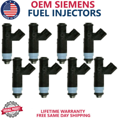 x8 GENUINE SIEMENS Fuel Injectors For 2003 Dodge Ram 2500 5.7L V8 #53032142AC