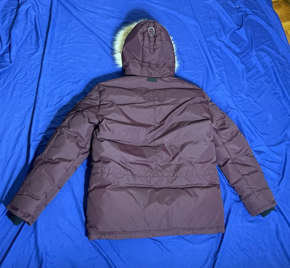 Chaqueta Pajar Canadá Púrpura Talla Grande Con Rasguños Y Marcas Menores Foto 2 de 4