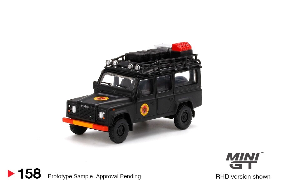 MINI GT 158 1/64 Land Rover Defender 110 Badan Intelijen
