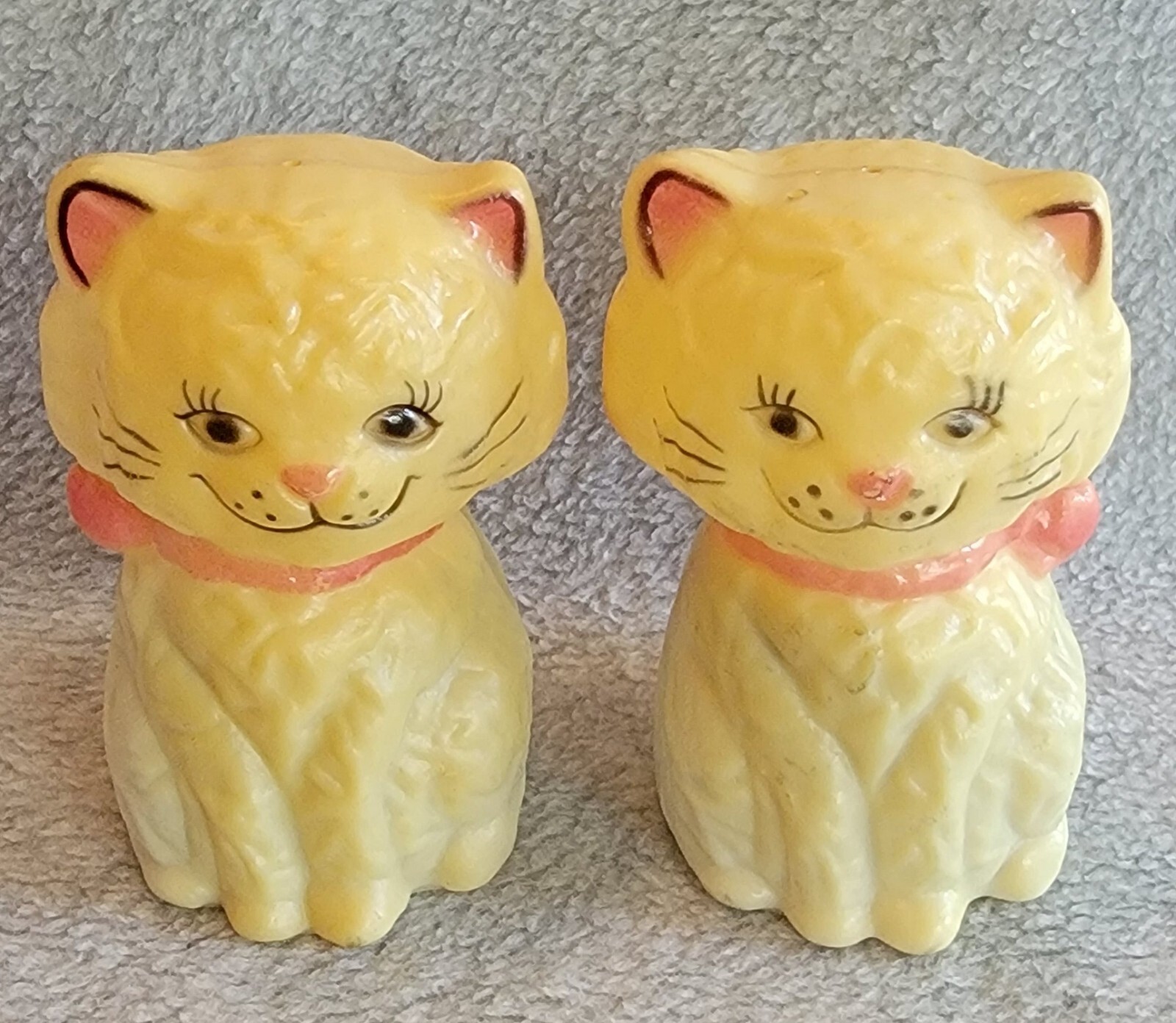 Vintage Celluloid Cat Salt and Pepper Shaker Set Noise Makers eBay