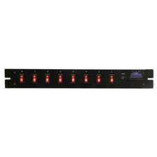Mr. Dj PSC108 Power Switcher Surge Protectors Rack Mountable 8 Port Power