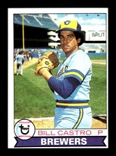 1979 Topps Baseball Set Break Bill Castro #133 Milwaukee Brewers EX-NM