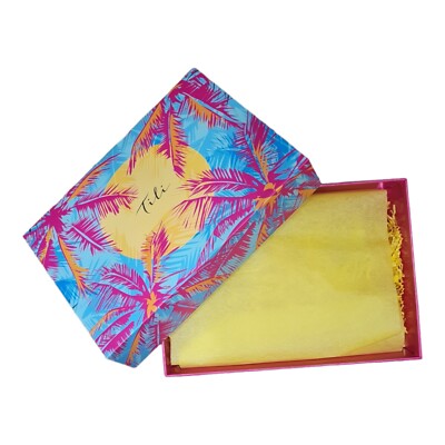 Leere authentische Tropical Tili Beauty Karton Kosmetik Schmuck Geschenkboxen 