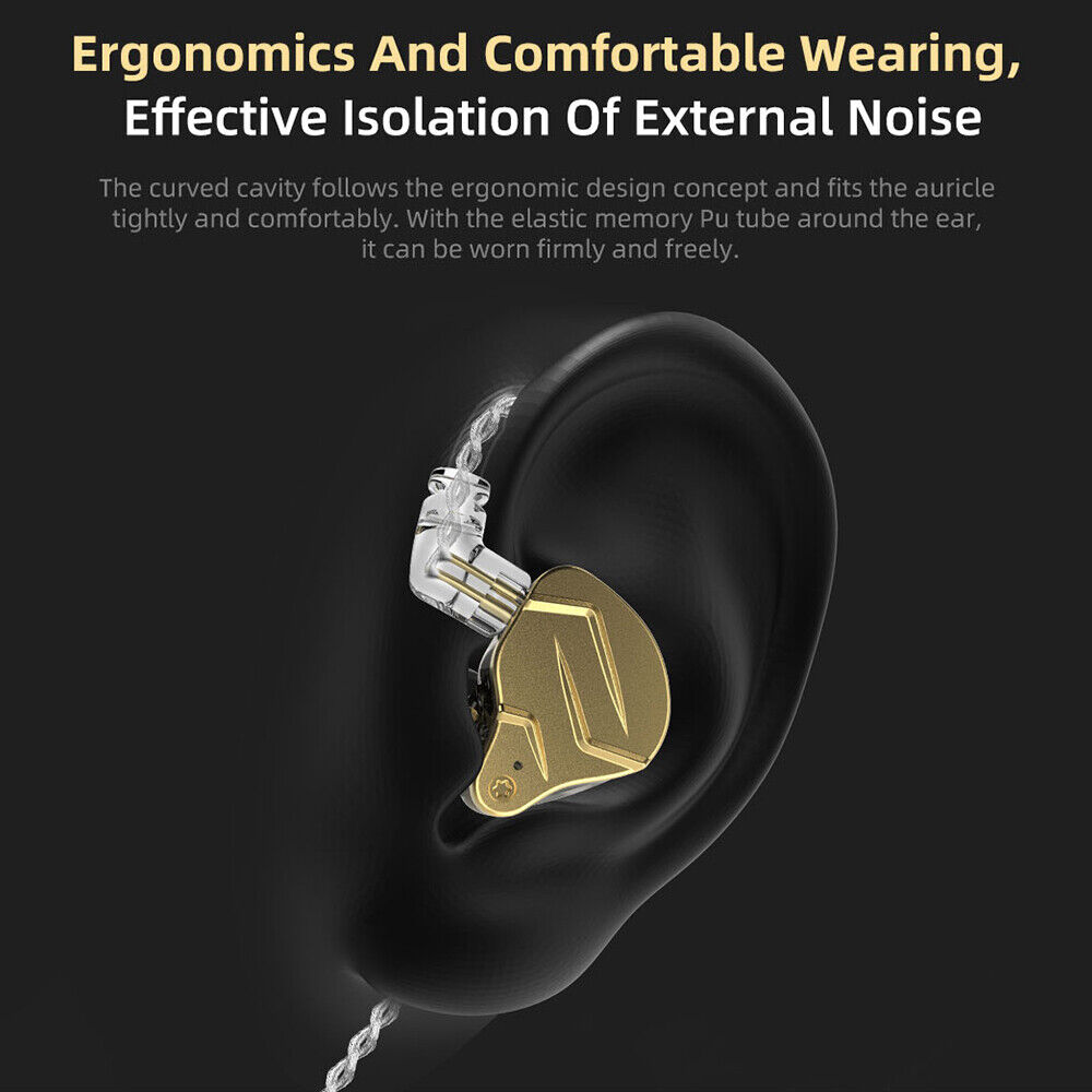 KZ ZSN Pro X Dual Driver 1BA+1DD Hybrid Metal Earphones HiFi KZ ZSN Pro X Dual Driver 1BA+1DD Hybrid Metal Earphones HiFi